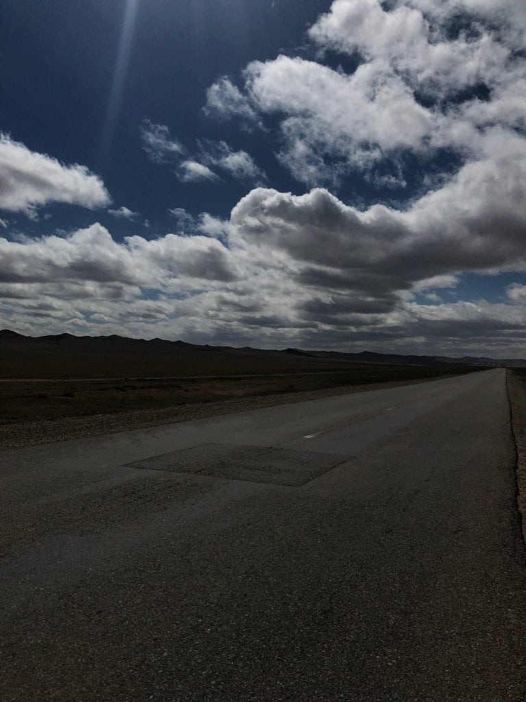 Road from Ulaanbaatar to Korokorum