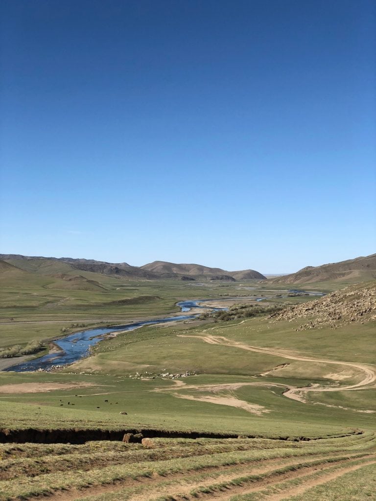 Valley in Mongolia