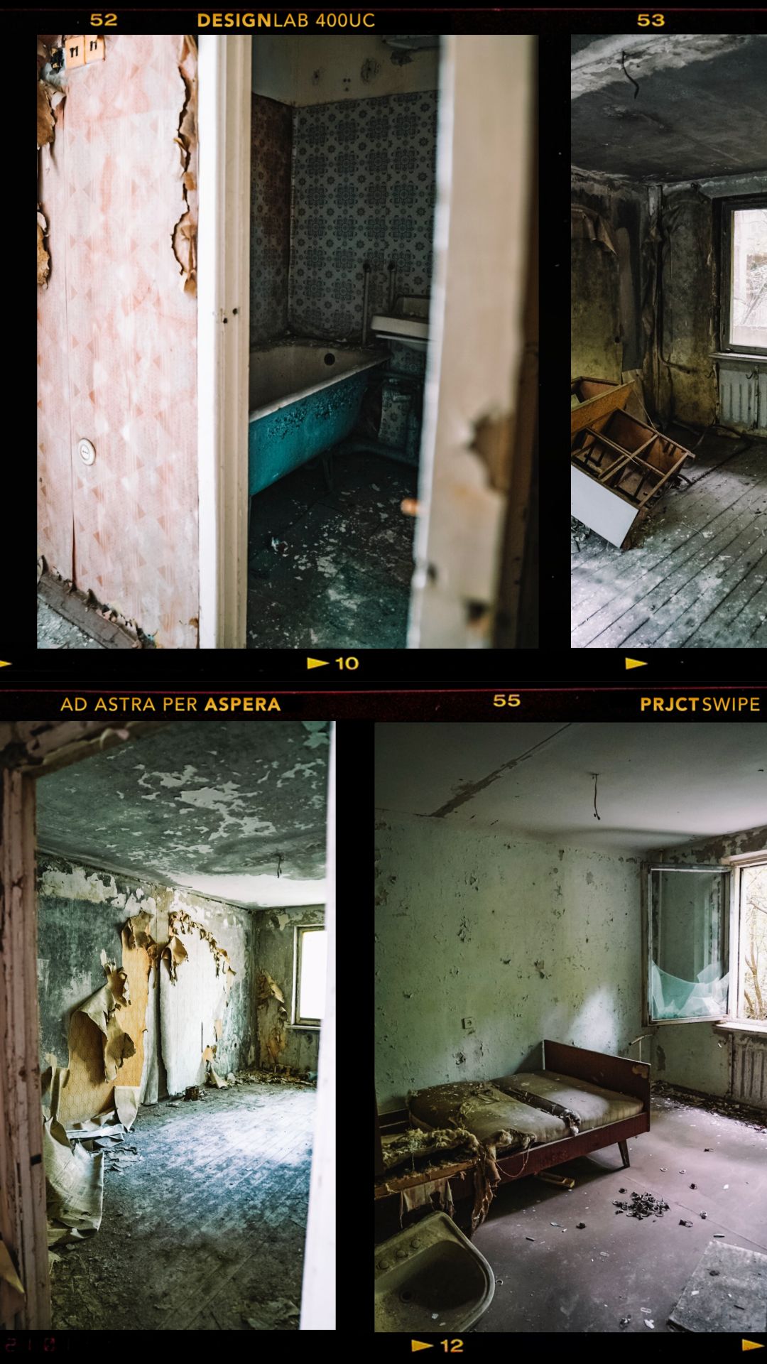 You will see many abandoned areas in the Chernobyl Exclusion Zone