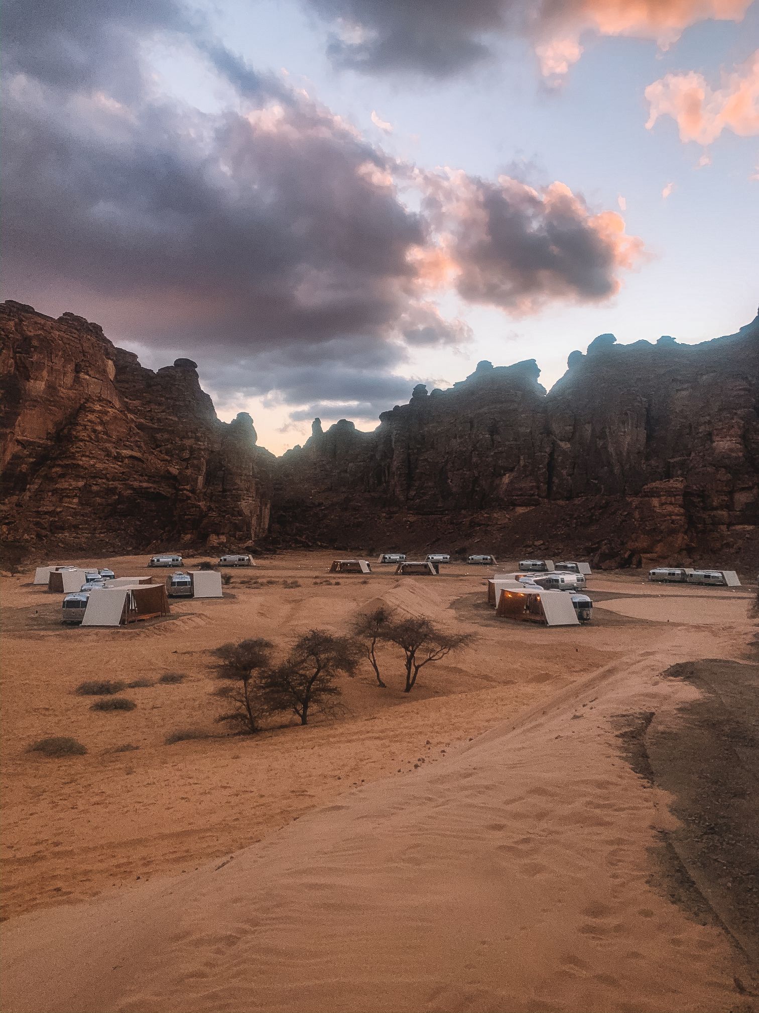 RV Camp hotel in Al-Ula Saudi Arabia 